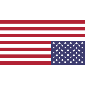 US flag upside down (public domain).